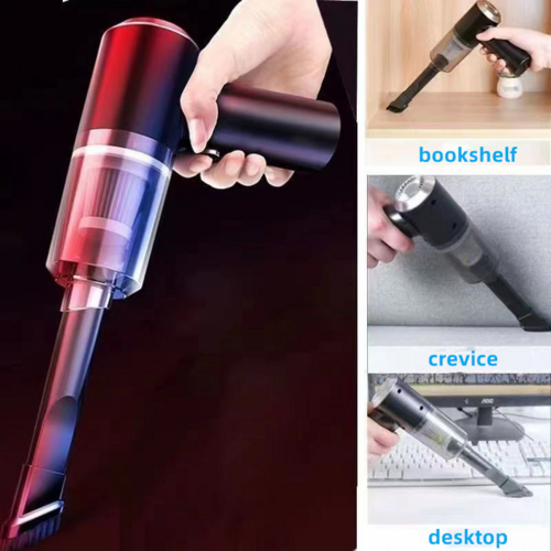 Cordless Handheld Car Vacuum Cleaner — 120W Portable Mini Vacuum for Auto & Home