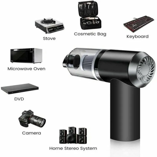 Cordless Handheld Car Vacuum Cleaner — 120W Portable Mini Vacuum for Auto & Home
