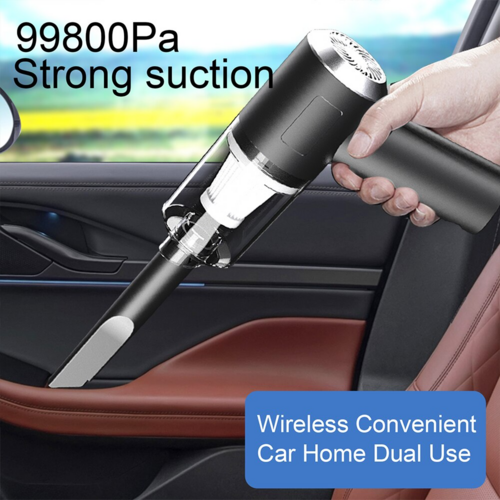 Cordless Handheld Car Vacuum Cleaner — 120W Portable Mini Vacuum for Auto & Home