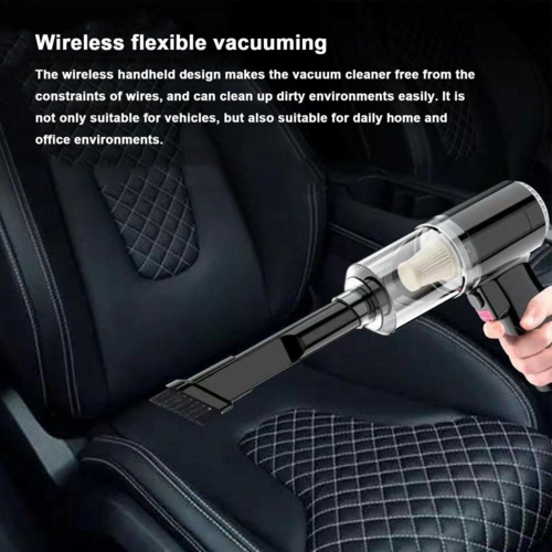 Cordless Handheld Car Vacuum Cleaner — 120W Portable Mini Vacuum for Auto & Home