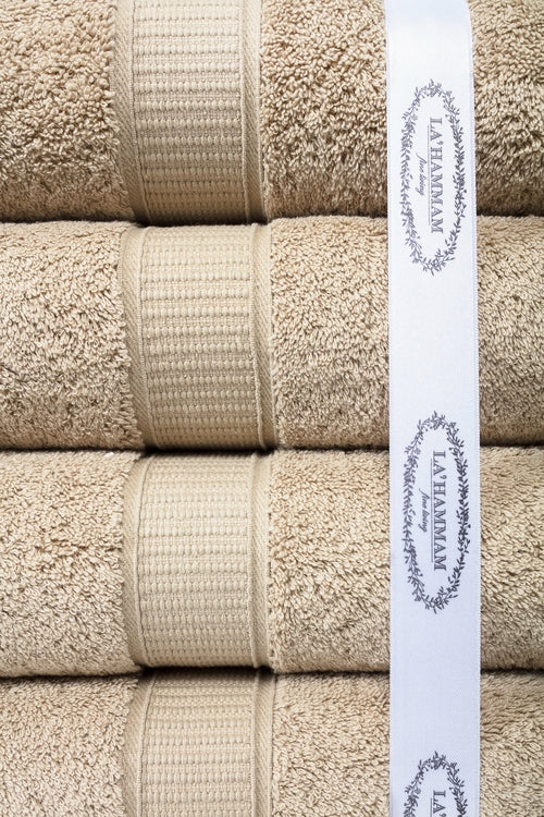 Luxury Turkish Cotton Bath Towel Set of 6 — Soft Absorbent Hotel-Grade Towels